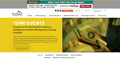 Desktop Screenshot of events.tdwi.org